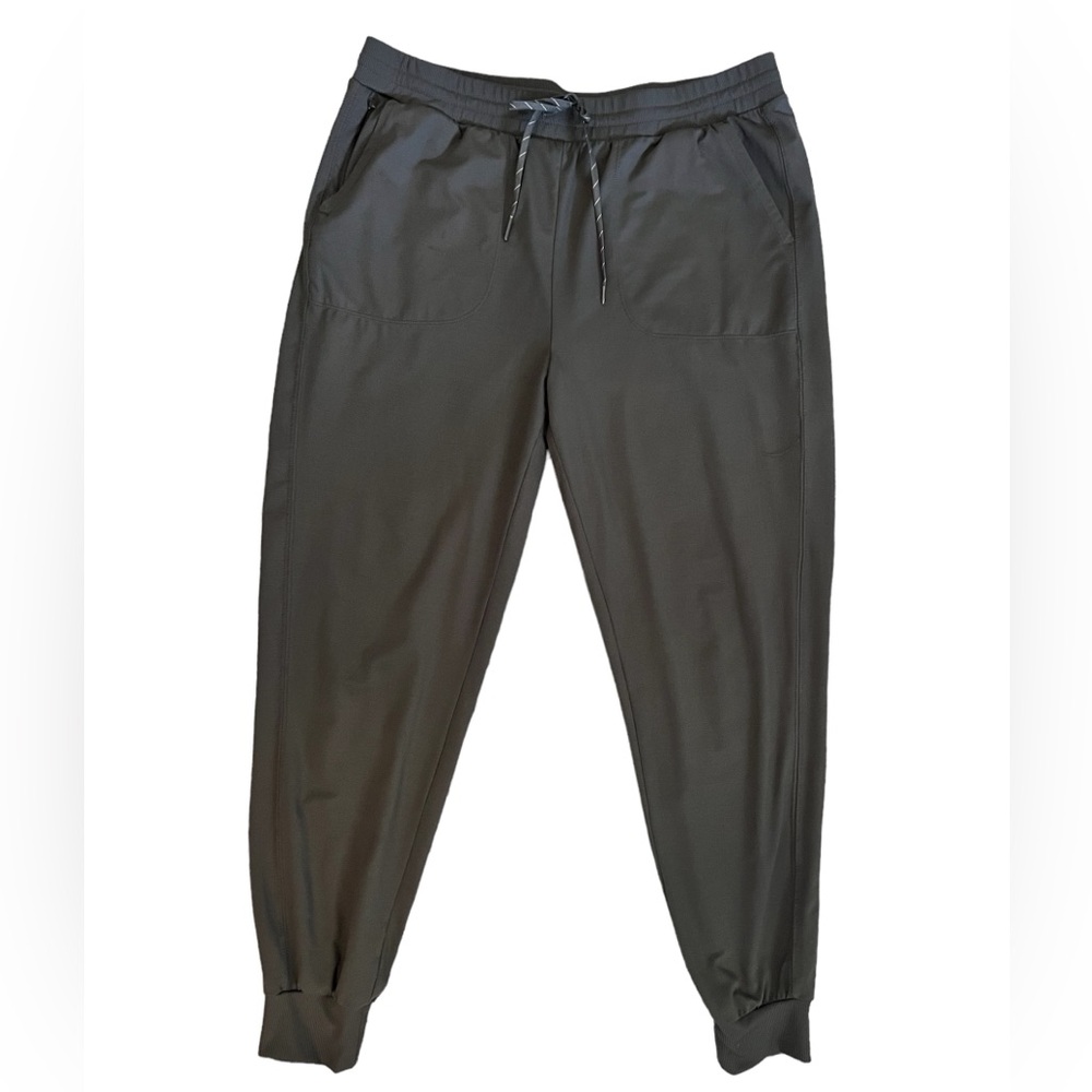 Zella Live In Pocket Joggers — Dusty olive/grey, size L